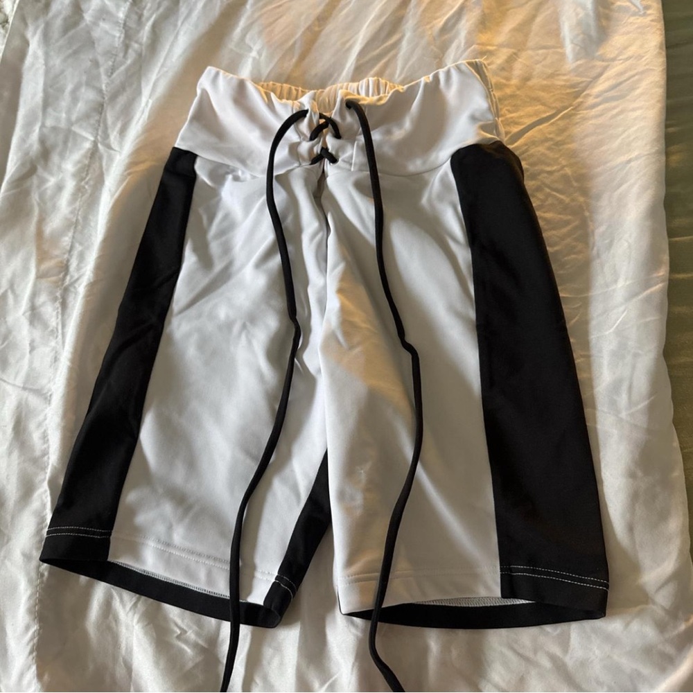 Black and White girls Shorts